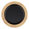 Black with Gold Marble Rim Disposable Plastic Appetizer/Salad Plates - 7.5" (120 Plates)
